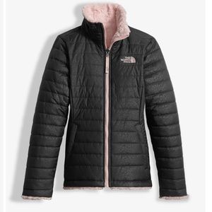 Girls Reversible Mossbud  jacket by NorthFace.